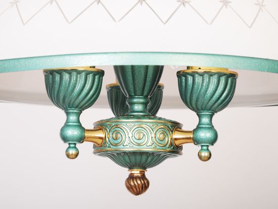 Подвесная люстра Reccagni Angelo L.7202/38 GREEN