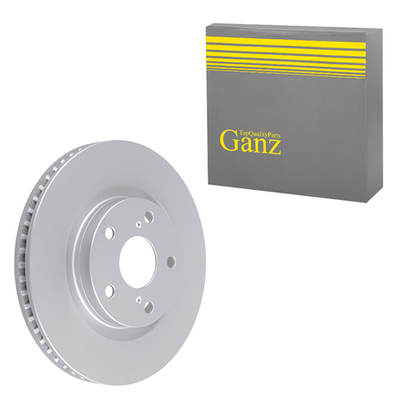 Диск тормозной передний с покрытием Geely EMGRAND X7 1.8л. 125-131 л.с. 2011-2023 год GANZ GIJ10307