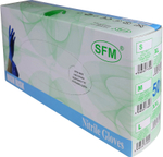 Перчатки смотровые нестерильные нитриловые неопудренные HIGH RISK SFM 25 пар