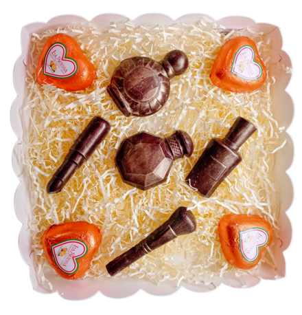 Шоколад ручной работы Набор "Красота и итальянские конфеты La suissa"