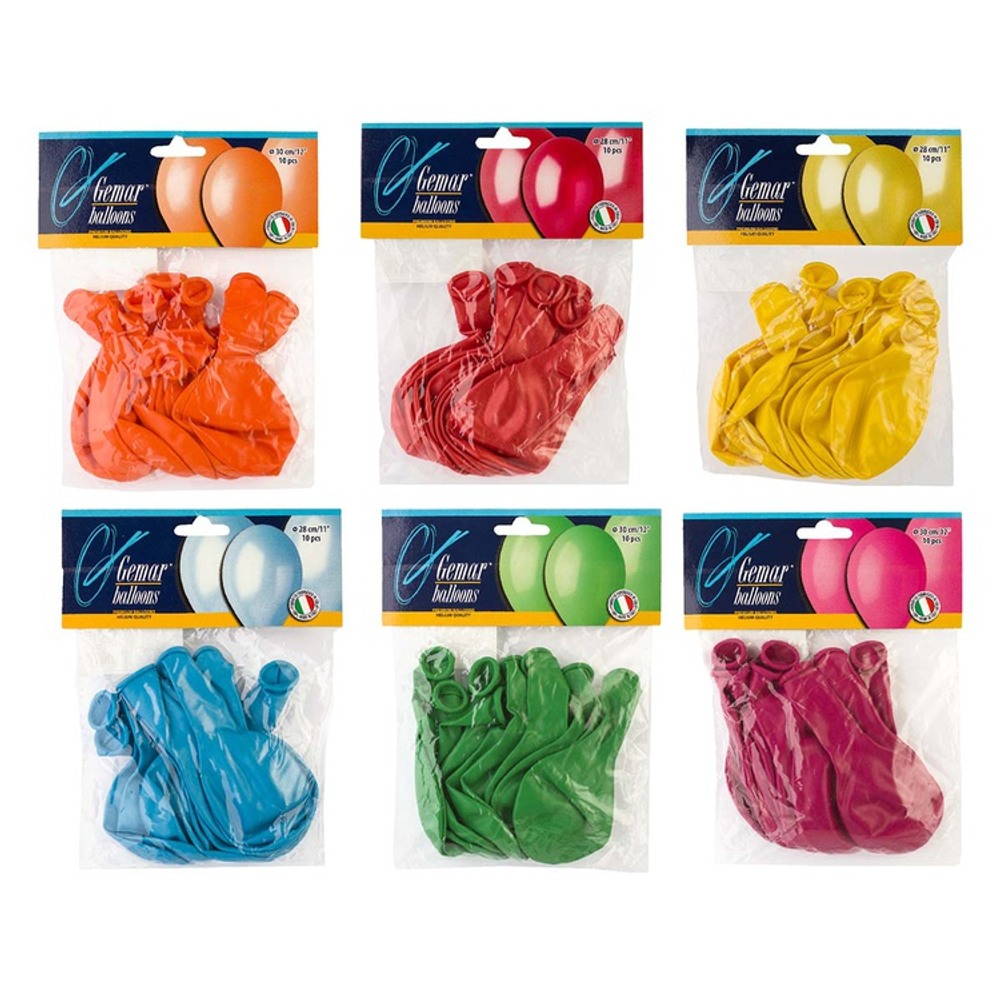 Шар латексный Набор 10 шт 25 см (Ассорти)