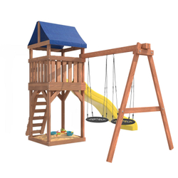 Детская площадка Сlassic с качелями гнездо 60 см IgroWoods для улицы и дачи