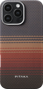Чехол Pitaka для iPhone 16 Pro Tactive Woven case, Sunset (KI1601SU)