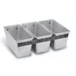 Хлебная форма 500гр 3-х 32,5*21*10см 1,560 гр