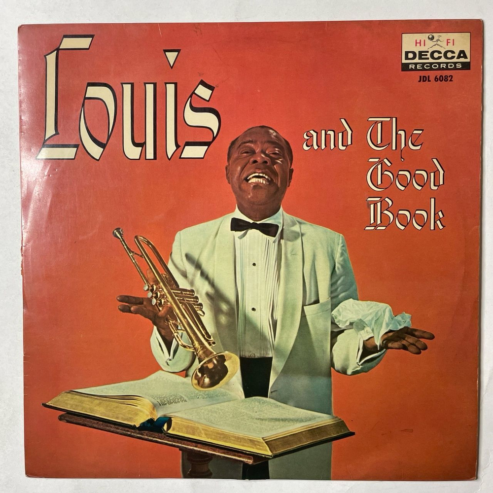 Винтажная виниловая пластинка LP Louis Armstrong And His All Stars With The Sy Oliver Choir Louis And The Good Book (Japan 1958) (No Obi) (Promo)