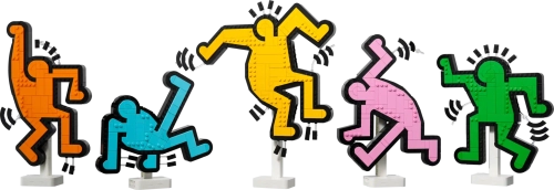 Конструктор LEGO ART 31216 Кит Харинг – Танцующие фигуры