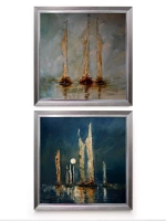 Картины на стену интерьерные на холсте 2 шт
