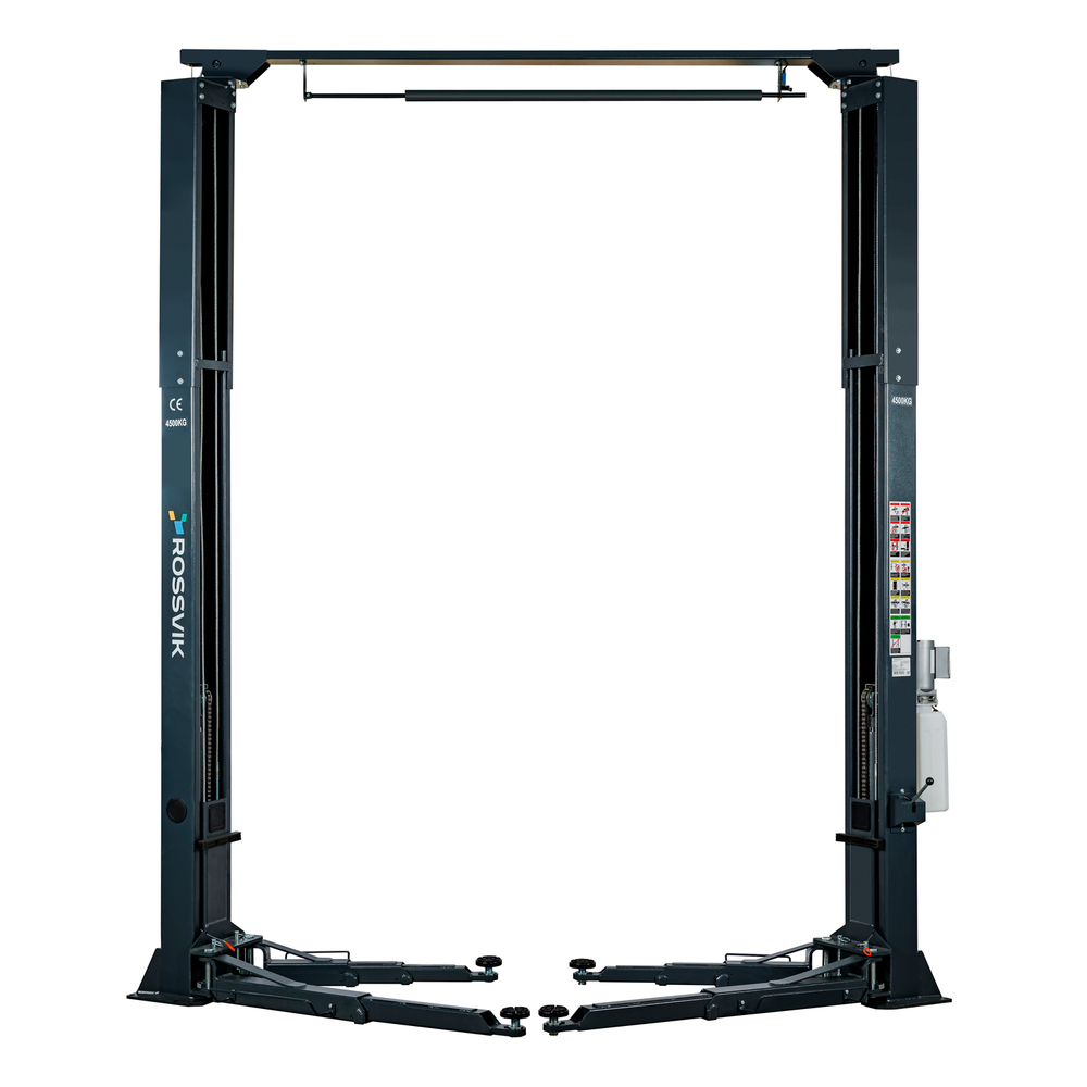 Автоподъемник двухстоечный ROSSVIK ПГА-4500Е г/п 4.5т, 380В, с верхней синхронизацией. Серый RAL7016