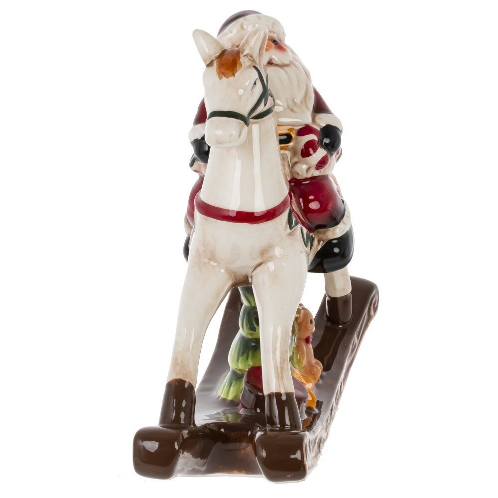 GAEM Фигурка декоративная "Санта на лошадке", L23 W7 H20 см