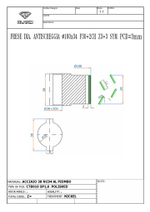 PCD фреза D.100x34x30+DKN Z=3+3 H=3 SYMM 2 шт. для Brandt, SCM, IMA, Holzher