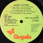 Rory Gallagher ‎– Against The Grain (Дания 1975г.) Т