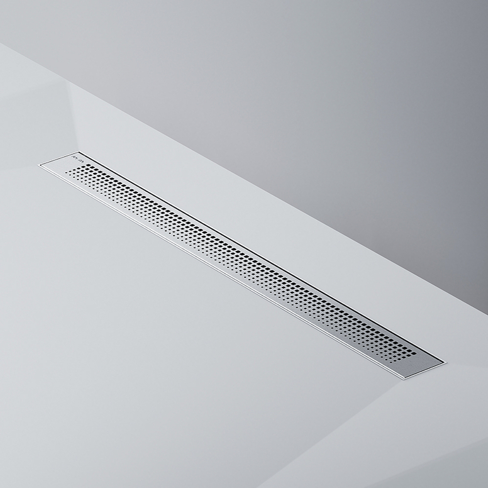 Душевой лоток AM.PM PrimeFlow 80 W02SC-P11-080-01SB с решеткой Хром матовый Cut Gradient