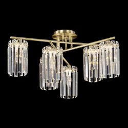 Citilux AXIS CL313263 Люстра хрустальная потолочная Бронза