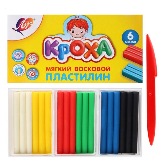 Plastilin \ Пластилин 6 цветов
