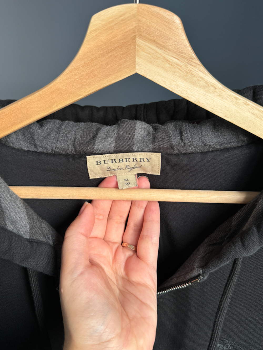 Утепленная толстовка Burberry, XL