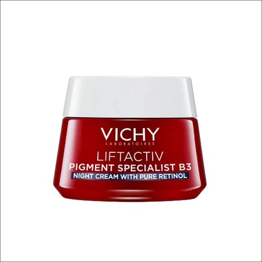 Vichy Liftactiv B3 Tone Correcting Ночной крем для лица с ретинолом против пигментации и морщин, 50 мл