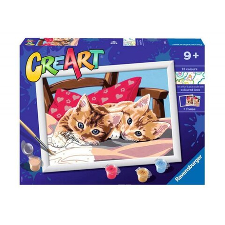 Ravensburger - Книжка-раскраска два милых котенка CreArt 289387