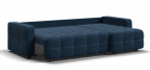 Угловой диван Денди Рогожка Мальмо синий
