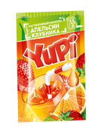 Растворимый напиток ЮПИ Апельсин-клубника 12г*24шт*6 бл