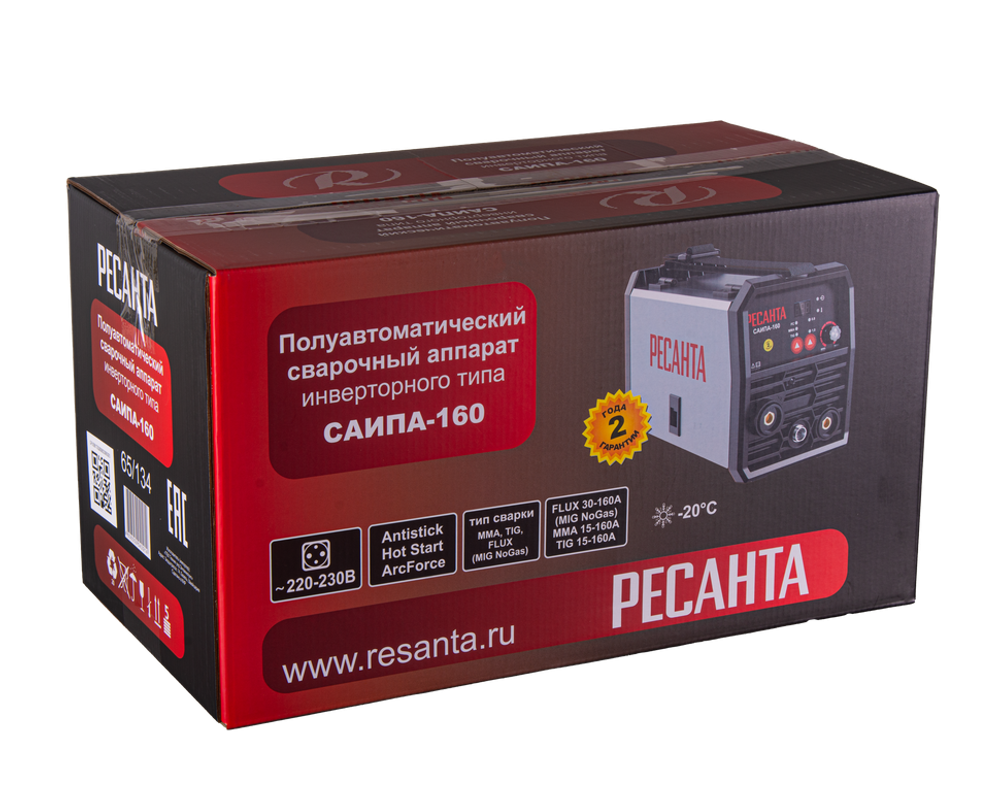 Сварочный полуавтомат Ресанта САИПА-160 (FCAW)
