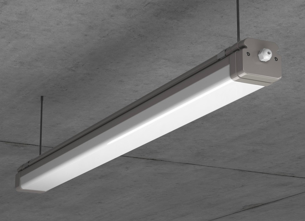 Светильник LED ДСП Айсберг ll 36Вт 3000К 4100Лм опал IP65 1100х85х70мм DARKLUM