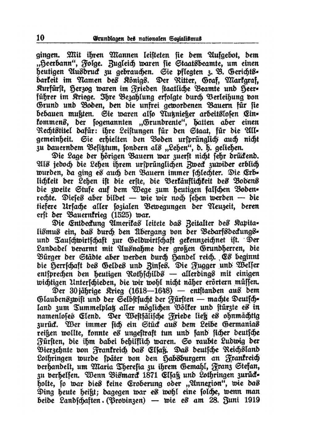 Der nationale Sozialismus. Seine Grundlagen, sein Werdegang und Seine Ziele | R. Jung