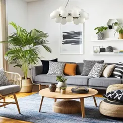 6508/20 MODERNI LN23 105 чёрный, белый, бронза Люстра E14 20*40W 220V MELONA