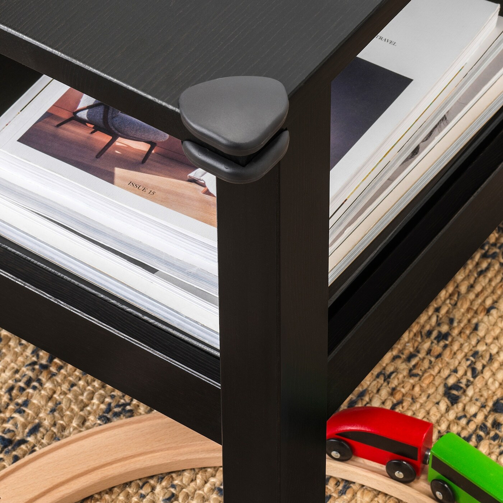 Набор угловых бамперов IKEA UNDVIKA (УНДВИКА), Черный, 8 шт