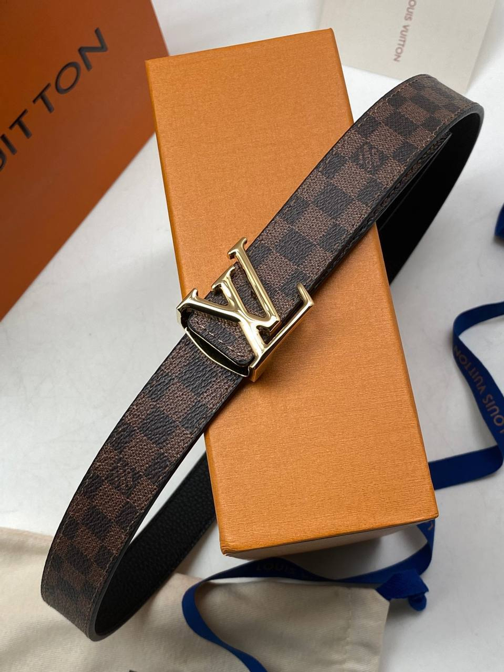 Двусторонний ремень Louis Vuitton