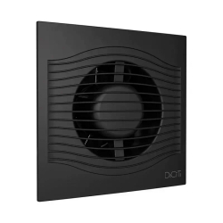 Вентилятор накладной SLIM D100 обратный клапан Matt black