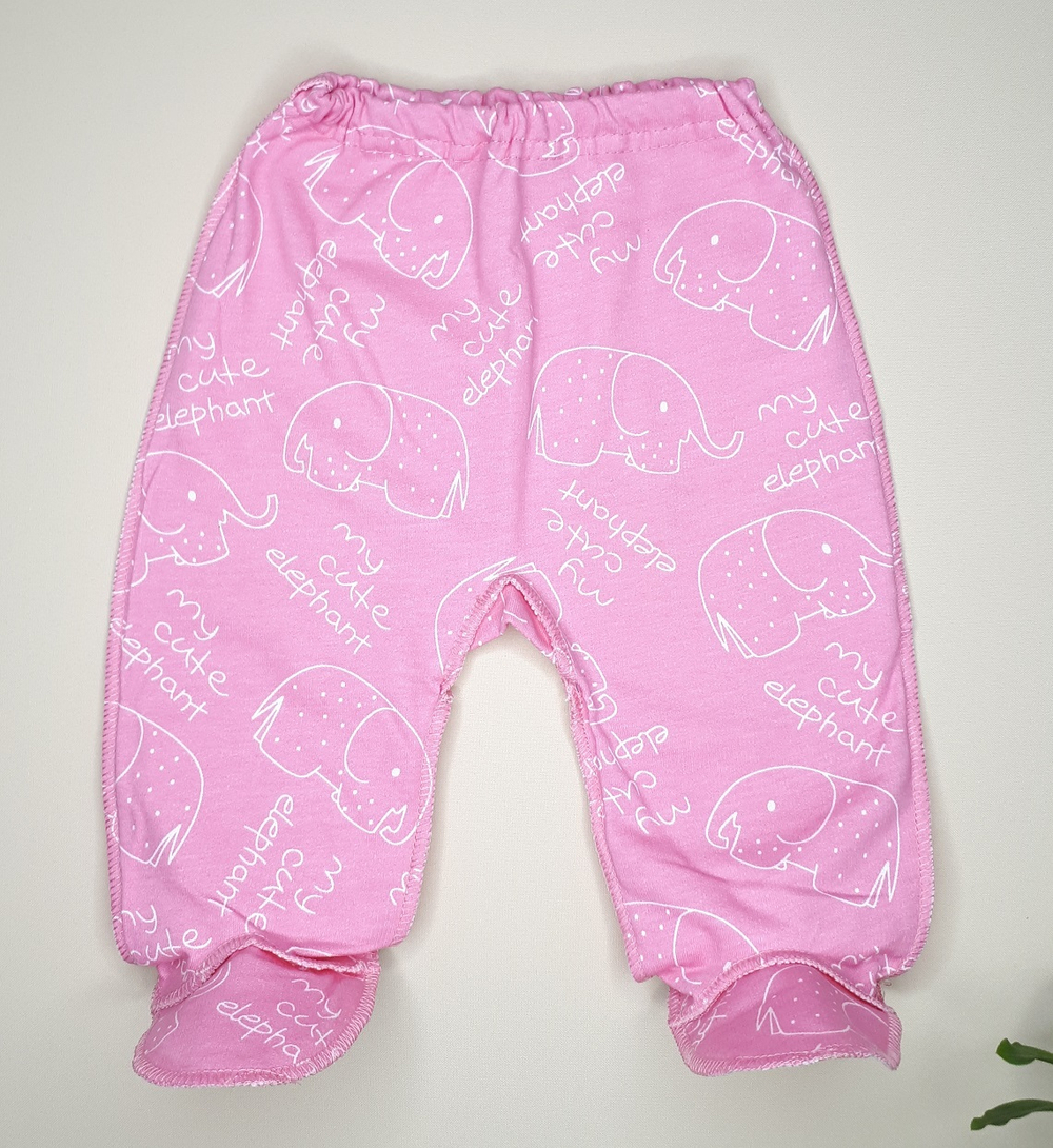 Комплект Мой милый слоник (бело-розовый)