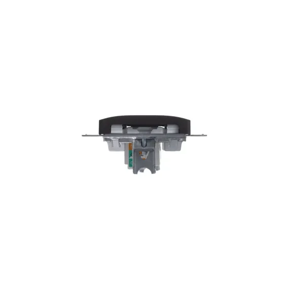 Розетка компьютерная 1-м Glossa RJ45 кат.5E механизм шоколад SE GSL000881K