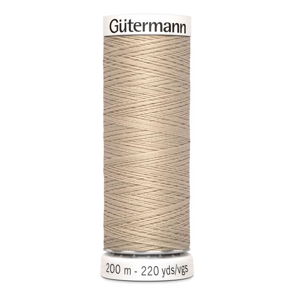Нитки универсальные Gutermann Sew-all 100 (200 метров), 5 кат. | 198 серебристый пион