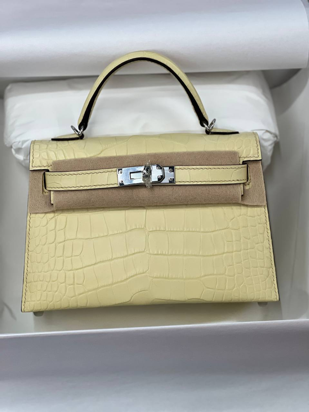 Сумка Hermes из кожи крокодила