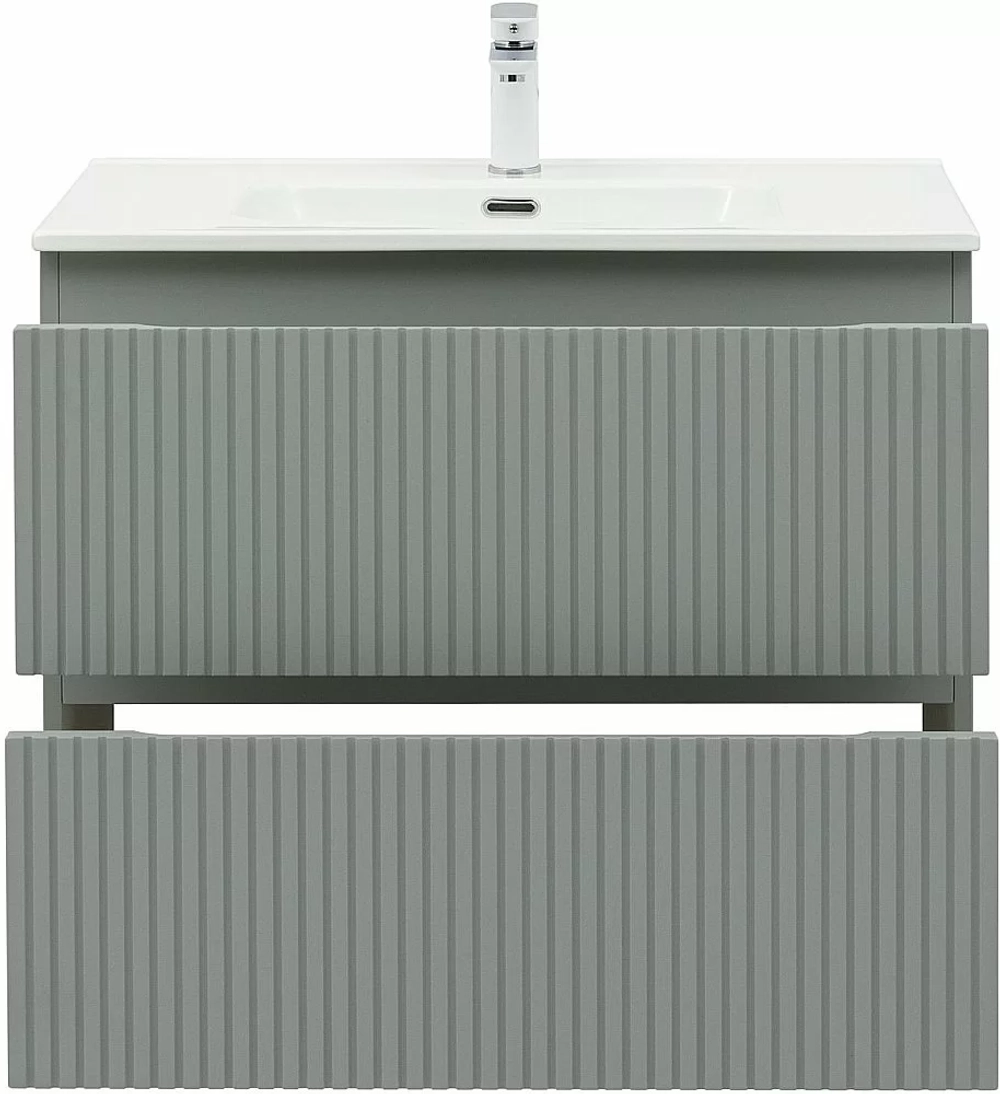 Тумба с раковиной Aquanet Джейн (Flat) 335434/254364 80 мисти грин