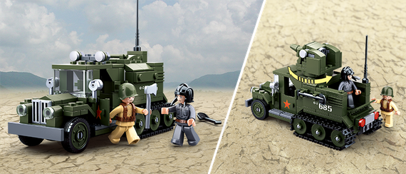 Konstruktor \ Конструктор Allied Half-Track 2 in 1