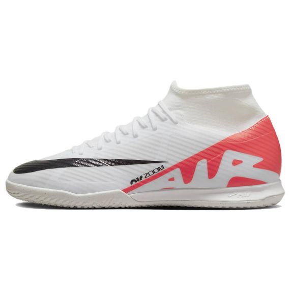 NIKE Mercurial Superfly 9 Футбольные бутсы Высокие Яркие Темно-красный/Черный/Белый Унисекс