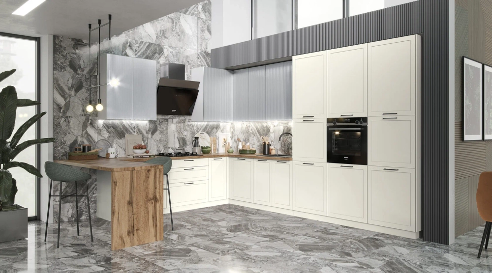 МОДУЛЬНАЯ КУХНЯ БЕРГЕН ПО ВАШИМ РАЗМЕРАМ В НАЛИЧИИ