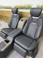 Сиденья капитанские кресла задние для Toyota Land Cruiser 300 LC300 / Lexus LX600 Тойота Лексус кожаные белые кресла сиденье