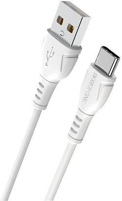 Кабель Type-C BOROFONE BX51 3.0A, 1м. белый