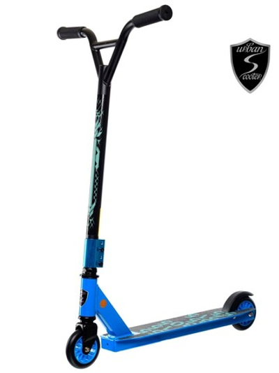 Трюковой самокат Urban Scooter Extreme Numbers синий