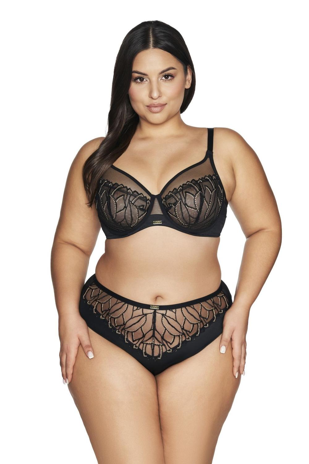 Бюстгальтер Miray с мягкими чашками +size (Размер: 85I) (Цвет: черный)