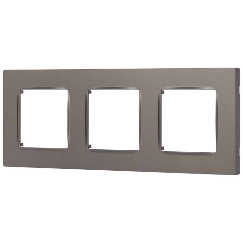 Рамка для розеток и выключателей ЭРА Серия 12 12-5203-16 на 3 поста, Классик, титан