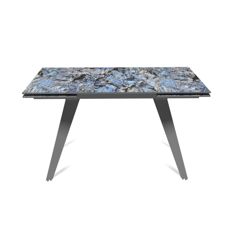 Стол раскладной Rhein (140+40+40), керамика глянцевая Lemurian Blue