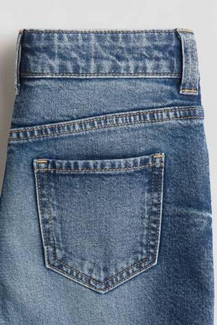 H&M Джинсы Baggy Fit Bootcut, синий