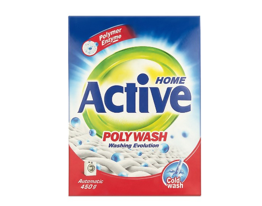ACTIVE ИРАН / Стиральный порошок автомат "Poly Wash"  450 гр. х 24