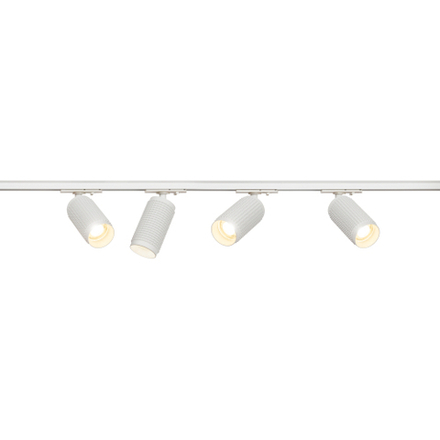 Комплект ЭРА TR40-SET-4-1 WH однофазных акцентных трековых светильников 4 шт TR40-GU10 с аксессуарами белый