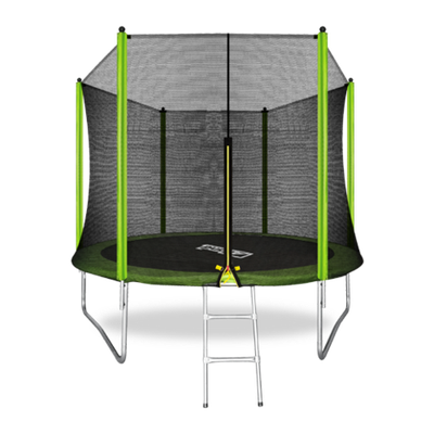ARLAND Батут 10FT с внешней страховочной сеткой и лестницей (Light green)
