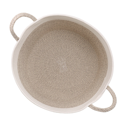 Корзина для хранения Bergenson Bjorn Ulrik 48х35см кремовая/светло-бежевая