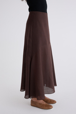 Юбка Волна из рами и тенселя